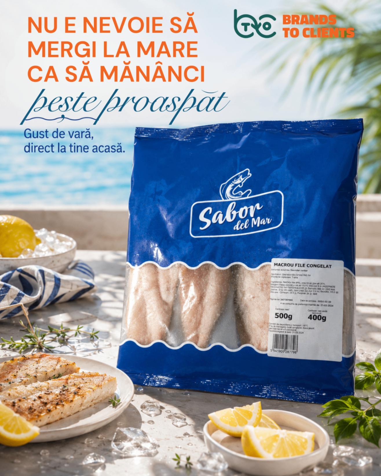 Sabor del Mar, pește proaspăt