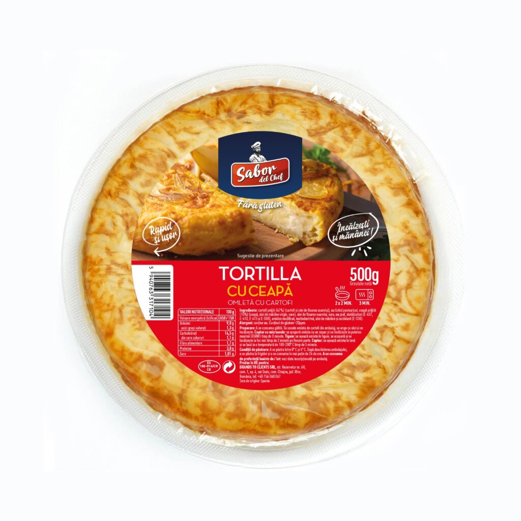 Tortilla cu ceapa